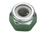 M4 Nylon Insert Nut - Type P - Zinc Plated