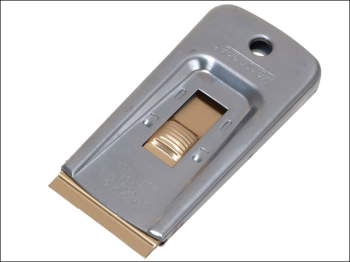 Deluxe Metal Retractable Window Scraper - Carded Deluxe Metal Retractable Window Scraper - Carded