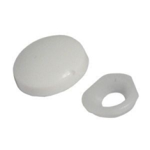 White Plastic Dome Cover Caps Size 6-8 White Plastic Dome Cover Caps Size 6-8