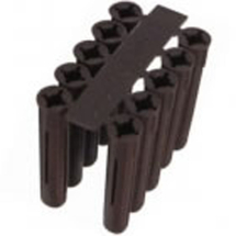 Brown Plastic Expansion Plugs Brown Plastic Expansion Plugs