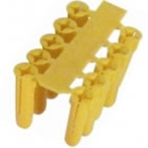 Yellow Plastic Expansion Plugs Yellow Plastic Expansion Plugs