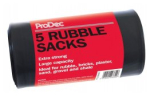 Heavy Duty Rubble Sacks - 5 Pack