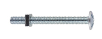 M10x60 Roofing Bolt & Nut - Zinc Plated