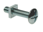 M6x60 Roofing Bolt & Nut - Zinc Plated