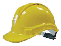 Yellow Deluxe Safety Helmet