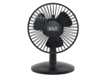 Sealey SFF6 USB 3 Speed Desk Fan - 6Inch Diameter Sealey SFF6 USB 3 Speed Desk Fan - 6Inch Diameter