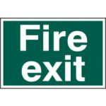 "Fire Exit" Sign