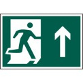 Man Running Up 300mm x 200mm Self Adhesive Sign