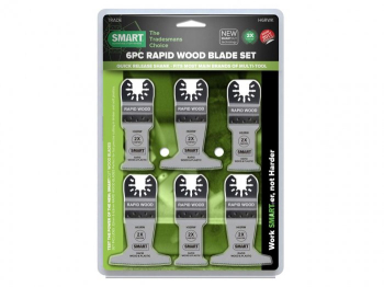 Smart H6RWK 6 Piece Rapid Wood Blade Set