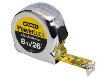 Stanley 033526 PowerLock BladeArmor Pocket Tape - 8m/26ft