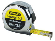 Stanley 033531 PowerLock BladeArmor Pocket Tape - 10m/33ft
