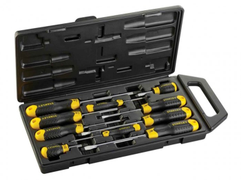 Stanley Cushion Grip Screwdriver Set (10PC) Stanley Cushion Grip Screwdriver Set (10PC)