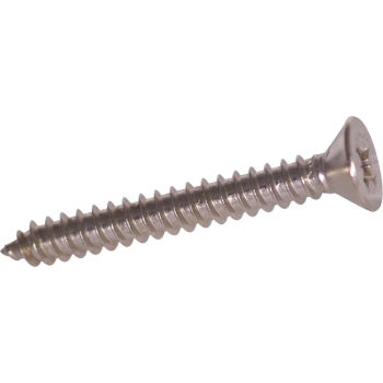 4 X 3/8Inch (2.9 X 9.5mm) Pozi Countersunk Self Tapping Screw - A2 Stainless Steel 4 X 3/8Inch (2.9 X 9.5mm) Pozi Countersunk Self Tapping Screw - A2 Stainless Steel