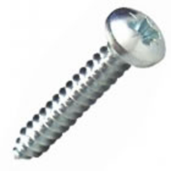 6 X 1/2Inch (3.5 X 13mm) Pozi Pan Self Tapping Screw - Zinc Plated 6 X 1/2Inch (3.5 X 13mm) Pozi Pan Self Tapping Screw - Zinc Plated