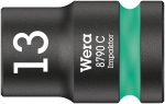Wera 8790 C Impaktor Socket With 1/2" Drive - 13mm x 38mm