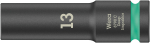 Wera 8790 C Impaktor Deep Socket With 1/2" Drive - 13mm x 83mm