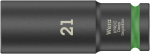 Wera 8790 C Impaktor Deep Socket With 1/2" Drive - 21mm x 83mm