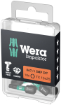 Wera 867/1 IMP DC Torx Impaktor Bit Pack, TX15 x 25mm (10 Pack)