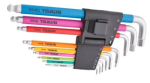 Faithfull 9 Piece Colour Coded Hex Key Set XMS25HEXKEY