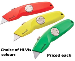 Hultafors Hi-Vis Trimming Knife with 10 Blades XMS25HVKNIFE