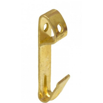 Single Picture Hooks - Electro Brass Single Picture Hooks - Electro Brass